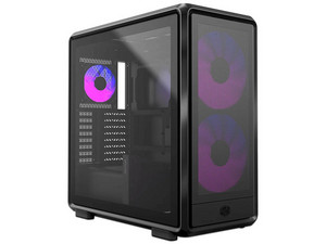 Gabinete COOLER MASTER MasterFrame 600, Mid Tower, ATX, Incluye 4 Ventiladores, No Incluye Fuente de Poder. Color Negro.