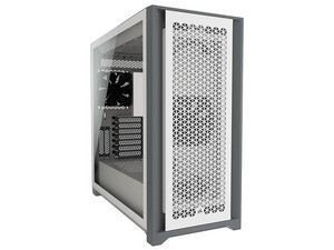 Gabinete Corsair 5000D Airflow Mid-Tower, ATX. Color Blanco. (No incluye fuente de poder).