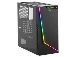Gabinete GAMDIAS ARGUS M1 Mid-Tower, E-ATX (No incluye fuente de poder). Color Negro.