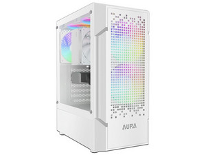 Gabinete GAMDIAS AURA GC7, Mid Tower, ATX, (No Incluye Fuente de Poder), Color Blanco.