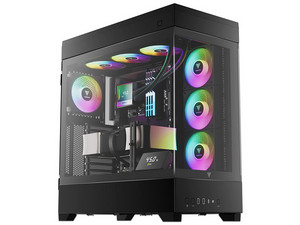 Gabinete GAMDIAS ATLAS P1, Mid Tower, ATX, No Incluye Fuente de Poder. Color Negro.