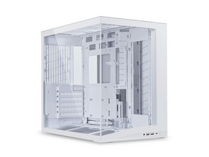 Gabinete LIAN LI 011 Dynamic Mini V2, Mid Tower, ATX, No Incluye Fuente de Poder. Color Blanco.