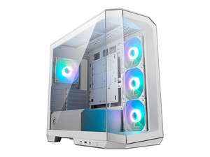 Gabinete MSI MAG PANO M100R PZ, ARGB, No Incluye Fuente de Poder. Color Blanco.