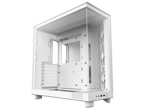 Gabinete Gamer NZXT H6 FLOW, Mid-Tower, ATX (Sin fuente de poder). Color Blanco.