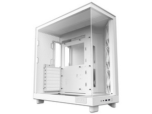 Gabinete Gamer NZXT H6 FLOW RGB, Mid-Tower, ATX (Sin fuente de poder). Color Blanco.