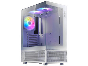 Gabinete XPG INVADER X MINI, Mid Tower, Micro-ATX, No Incluye Fuente de Poder. Color Blanco.