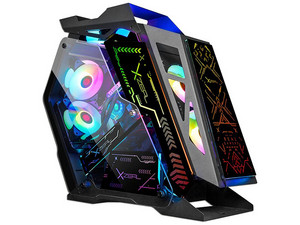 Gabinete Gamer Xzeal IR02, Micro-ATX (Sin fuente de poder). Color Negro.