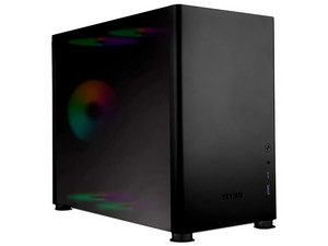 Gabinete Gamer Yeyian YCM-APPHO-01 Phoenix, ATX, Mid-Tower, (no incluye fuente de poder). Color Negro.