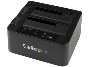 Base USB 3.0 y eSATA Copiadora de Unidades de Disco SATA con Clonador Autónomo SATA III (6Gb/s) para Copiado de Alta Velocidad.