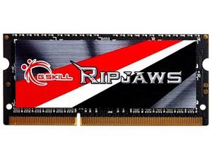 Memoria RAM, G.SKILL, Ripjaws Series, 4GB, 204-Pin, DDR3 SO-DIMM, DDR3L 1600MHz, PC3L-12800, para Laptop.
