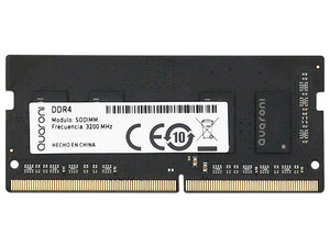 Memoria SODIMM Quaroni QD4S08G1, DDR4 PC4-25600 (3200MHz), CL22, 8GB.
