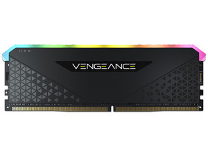Memoria DIMM Corsair VENGANCE RGB, DDR4 PC4-25600 (3200MHz), CL16, 16GB.