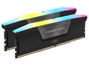 Memoria DIMM Corsair Vengeance RGB, DDR5 PC5-48000 (6000MHz), CL36, 48GB (2x24GB).