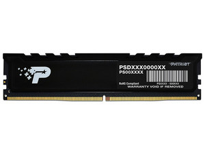 Memoria DIMM Patriot Signature, DDR5 PC5-44800 (5600MHz), CL46, 16GB.