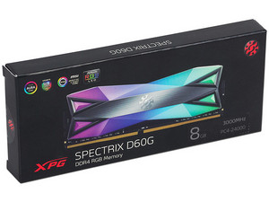 Memoria DIMM XPG SPECTRIX D60 RGB DDR4 PC4-24000 (3000MHz), CL16,