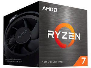 Procesador AMD Ryzen 7 5700 de Quinta Generación, 
3.7 GHz (hasta 4.6 GHz), 
Sin Gráficos Integrados y Con Disipador, 
Socket AM4, 
Caché 16MB, 65W, Octa-Core.