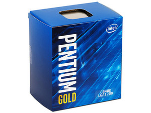 Procesador Intel Pentium G6400 de Décima Generación, 4.0 GHz, con Intel UHD Graphics 610, Socket 1200, Caché 4MB, Dual-Core, 14nm.