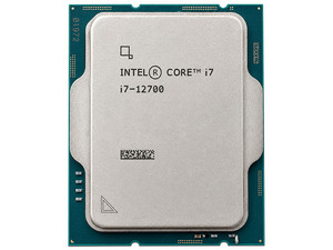 Procesador Intel Core i7-12700 de Doceava Generación, 
2.1 GHz (hasta 4.8 GHz), 
Con Gráficos UHD Graphics 770 y  Sin Disipador, 
Socket 1700, Smart Cache 25 MB, 12-Core. 
Bulk, Sin Caja.