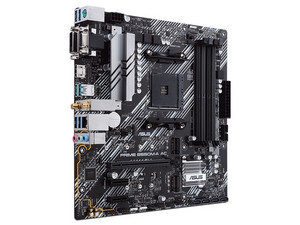 Madre ASUS PRIME B550M-A AC, Chipset AMD B550, Soporta: AMD