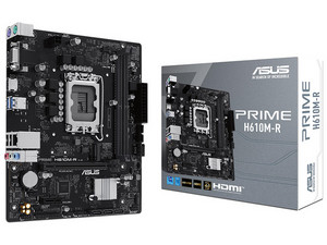 T. Madre ASUS Prime H610M-R:
Chipset Intel H610,
Segmento: General,
Soporta: Procesador Intel Core 14va, 13va y 12va Gen, Socket 1700,
RAM: DDR5 5600/5200/4800 MHz, 96GB Max,
Audio HD, USB 3.2, SATA 3.0, M.2,
Micro-ATX, Ptos: PCIe 4.0 x16. T. Madre ASUS Prime H610M-R:
Chipset Intel H610,
Segmento: General,
Soporta: Procesador Intel Core 14va, 13va y 12va Gen, Socket 1700,
RAM: DDR5 5600/5200/4800 MHz, 96GB Max,
Audio HD, USB 3.2, SATA 3.0, M.2,
Micro-ATX, Ptos: PCIe 4.0 x16.