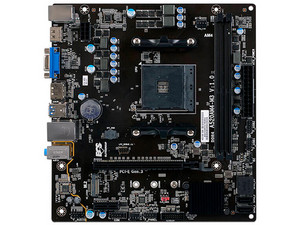 T. Madre ECS A520AM4-M3D,
Chipset AMD A520,
Segmento: Básico,
Soporta: AMD Ryzen 3ra, 4ta y 5ta Generación, Socket AM4,
RAM: DDR4 3200/2666/2133MHz, 64GB Max,
Integrado: AudioHD, USB 3.1, Red,
SATA 3.0, M.2,
Micro-ATX, Ptos: 1xPCIE3.0x16, 1xPCI3.0x
