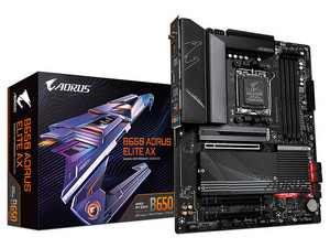 T. Madre Gigabyte B650 AORUS ELITE AX, Chipset AMD B650,
Soporta: AMD Ryzen 7ma Generación, Socket AM5,
Memoria: DDR5 6400/4400 MHz, 128GB Max,
Integrado: Audio HD, Red, USB 3.2, SATA 3.0,
ATX, Ptos: 1xPCIE4.0x16, 2xPCIE3.0x1.