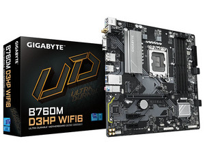 T. Madre Gigabyte B760M D3HP WIFI6:
Chipset Intel B760,
Segmento: Alto,
Soporta: Procesadores Intel Core de 13 y 14 Generación,
Socket LGA 1700,
RAM: DDR5 5333+MHz,128GB Máx,
Wi-Fi 6, AudioHD, Red, USB y SATA 3.0, M.2,
Micro-ATX, Ptos: 1xPCIE4.0x16