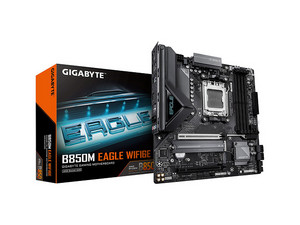 T. Madre Gigabyte B850M Eagle WiFi 6E,
Chipset B850,
Segmento: Alto,
Soporta: AMD Ryzen 9000/ 8000/ 7000, Socket AM5,
Memoria: DDR5 8200MHz 256gb,
Wi-Fi 6E, Bluetooth 5.3, Audio HD,
Puertos: USB, SATA, M.2,
Factor de forma: ATX, Ptos: PCIe 5.0.