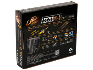 Madre Gigabyte GA-A320M-H, Chipset AMD 320, Soporta: Procesador