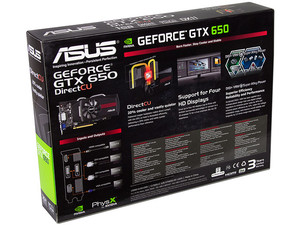 Tarjeta de Video ASUS NVIDIA GeForce GTX 650 1 GB GDDR5 HDMI DVI. Puerto PCI Express 3.0. GTX650 DC 1GD5