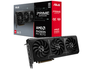 Tarjeta de Video AMD Radeon RX 9070 ASUS PRIME OC Edition, 16GB GDDR6, 256 bit, 1xHDMI, 3xDisplayPort, PCI Express 5.0