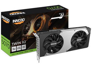 Tarjeta de Video NVIDIA GeForce RTX 5070 Inno3D TWIN X2, 12GB GDDR7, 192 Bit, 1xHDMI, 3xDisplayPort, PCI Express 5.0.
