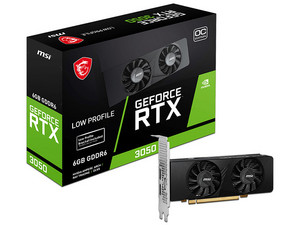 Tarjeta de Video NVIDIA GeForce RTX 3050 LP 6G OC, 6GB GDDR6, 96 bits, 2xHDMI, 1xDisplayPort, PCI Express 4.0
