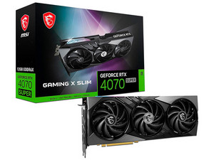 RTX 4070 SUPER 12G GAMING X SLIM