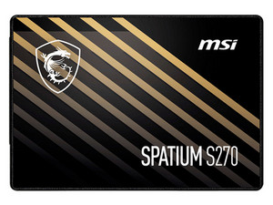 Unidad de Estado Sólido MSI Spatium S270 de 960GB, 2.5" SATA III (6Gb/s).