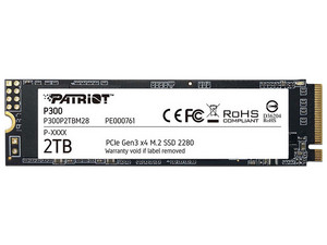 Unidad de Estado Sólido Patriot P300 de 2TB, M.2 PCIe NVMe 3.0