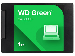 Unidad de Estado Sólido SSD Interno Western Digital Green, 1 TB, Velocidad de Lectura de 545MB/s, SATA III.