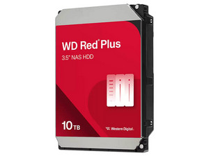 Disco Duro Interno WD Red Plus de 10TB, 3.5" SATA 3 6Gb/s, 512MB caché, 7200 RPM.