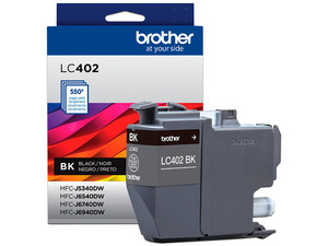 Cartucho de Tinta Brother, Alto rendimiento, Color Negro, Modelo: LC402BKS.