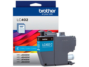 Cartucho de Tinta Brother Cian Modelo: LC402C.