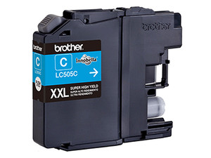 Cartucho de Tinta Brother LC505C, color cian.