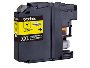 Cartucho de Tinta Brother LC505Y, color Amarillo.