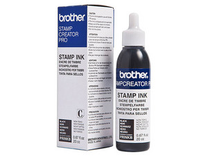 Botella de Tinta Negra Brother para sellos, Modelo PRINKB