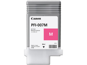 Tanque de tinta Canon PFI-007M, Magenta, Modelo: 2145C001AA.
