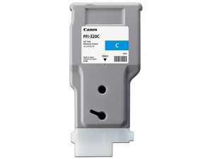 Cartucho de Tinta Canon PFI-320C, Cian, Modelo: 2891C001AA