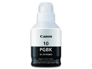 Botella de tinta Canon GI-10 PGBK Negra, Modelo: 3382C001AA.