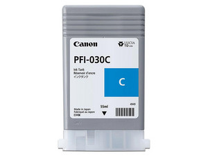 Cartucho de tinta Canon PFI-030C Cian, Modelo: 3490C001AA.