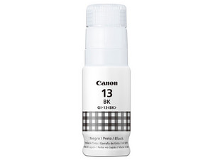 Botella de Tinta Canon GI-13, 70 ml. Color Negro.