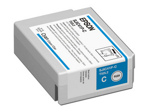 Cartucho de Tinta EPSON ColorWorks SJIC41P-C, Color Cian.