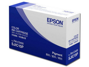 Cartucho de Tinta Epson SJIC15P Tricolor, Modelo: C33S020464.